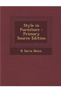 Style in Furniture