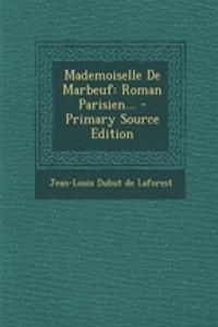 Mademoiselle De Marbeuf