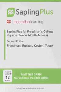 Saplingplus for College Physics (Multi-Term Access)