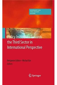 Policy Initiatives Towards the Third Sector in International Perspective