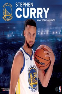 Golden State Warriors Stephen Curry 2023 12x12 Player Wall Calendar