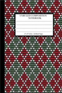 Unruled Composition Notebook 6