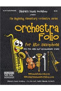 Orchestra Folio for Alto Saxophone