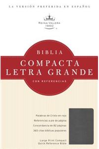 RVR 1960 Biblia Compacta Letra Grande con Referencias, cuarz