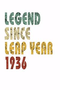 Legend Since Leap Year 1936