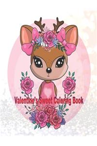 Valentine's Sweet Coloring Book