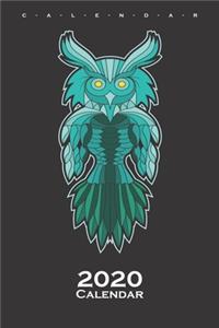 Owl in haida style Calendar 2020