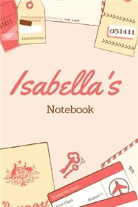 Isabella First Name Isabella Notebook