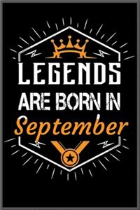 legends are born in september