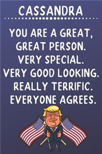 Cassandra You Are A Great Great Person Very Special