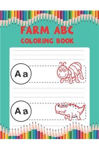 Farm Abc Coloring Book