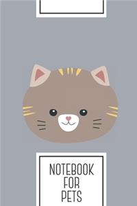 Notebook for Pets