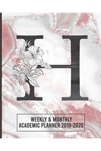 Academic Planner 2019-2020 Weekly & Monthly