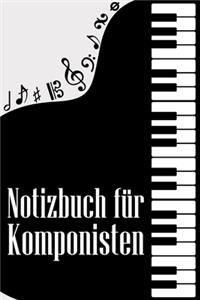 Notizbuch für Komponisten