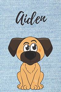 Personalisiertes Notizbuch - Hunde Aiden