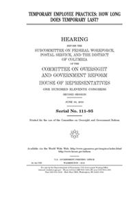 Temporary employee practices