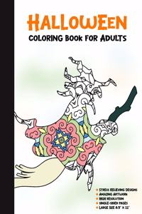 Halloween Coloring Book for Adults