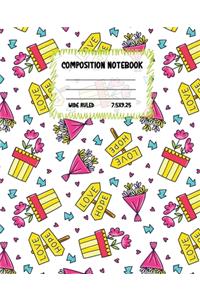 Composition Notebook Wide Ruled