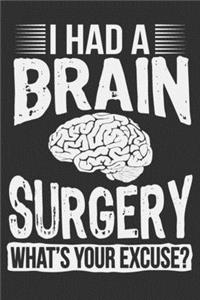 I Had A Brain Surgery What's Your Excuse?