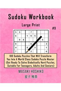 Sudoku Workbook-Large Print #9