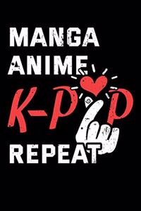 Manga Anime K-Pop Repeat