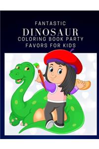 Fantastic Dinosaur Coloring Book Party Favors For Kids