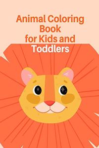 Animal Coloring Book for Kids and Toddlers