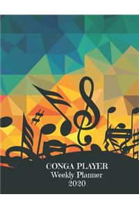 Conga Player Weekly Planner 2020