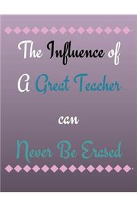 The Influence Of A Great Teacher Can Never Be Erased