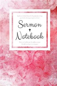 My Sermon Notebook Journal is the perfect place to keep your church notes, prayer requests, and more! Review and meditate upon the uplifting messages. Beautiful rose design is on every page!
