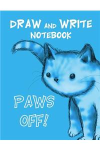 Draw and Write Notebook Cat Journal