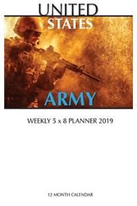 United States Army Weekly 5 x 8 Planner 2019