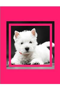 Westie Puppy Blank Notebook