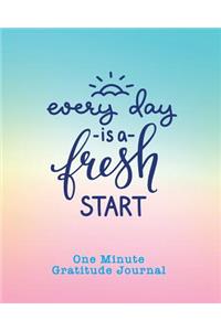 One Minute Gratitude Journal