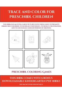 Preschool Coloring Games (Trace and Color for preschool children)