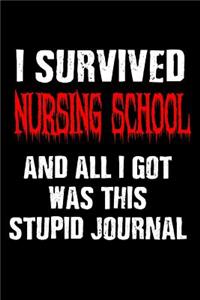 I Survived Nursing School And All I Got Was This Stupid Journal