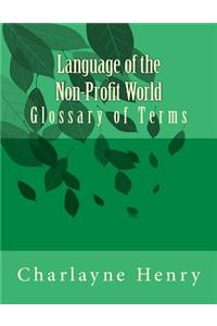 Language of the Non-Profit World