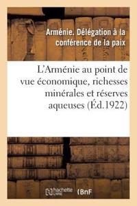 L'Arménie Au Point de Vue Économique, Richesses Minérales de l'Arménie