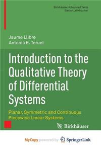 Introduction to the Qualitative Theory of Differential Systems
