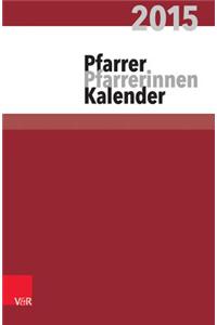 Pfarrerkalender/Pfarrerinnenkalender: 2015