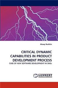 Critical Dynamic Capabilities in Product Development Process