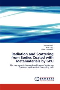 Radiation and Scattering from Bodies Coated with Metamaterials by Gpu