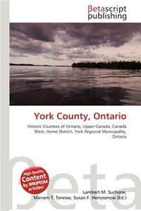 York County, Ontario