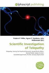 Scientific Investigation of Telepathy