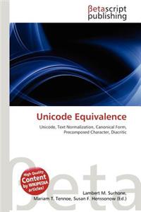 Unicode Equivalence