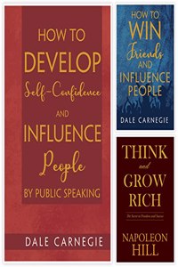 Best Books To Build Self-Confidence, Influence People & Wealth (Set of 3 Books) Perfect Motivational Book Gift Set