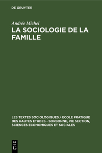 La Sociologie de la Famille