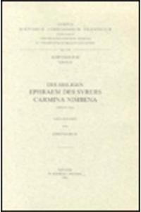 Des Heiligen Ephraem Des Syrers Carmina Nisiben, I. Syr. 92
