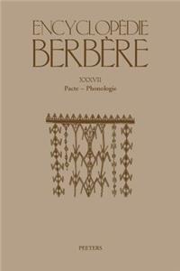 Encyclopedie Berbere. Fasc. XXXVII