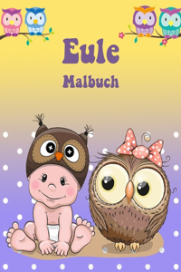 Eule Malbuch